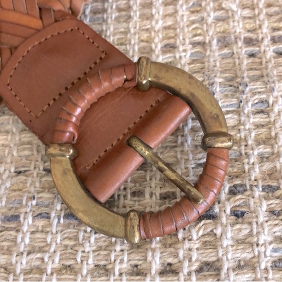 ANNE KLEIN Woven Leather Belt - Picture 3 of 7